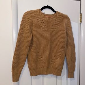 Tan sweater from Banana Republic